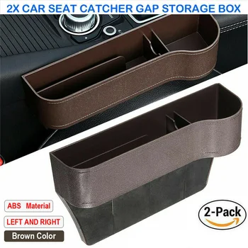 2pcs Car Accessories Car Seat Gap Catcher Filler Storage Box Pocket Organizer Holder ABS Brown Durable And Practical
2pcs Car Accessories Car Seat Gap Catcher Filler Storage Box Pocket Organizer Holder ABS Brown Durable And Practical