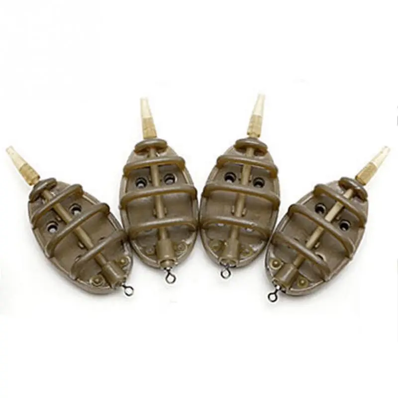 Plastic Inline Method Feeder Fishing Accessories 4 Feeders Mould Set Carp Fishing Sinker Fishing Trough Pesca 15g 20g 25g 35g
Plastic Inline Method Feeder Fishing Accessories 4 Feeders Mould Set Carp Fishing Sinker Fishing Trough Pesca 15g 20g 25g 35g