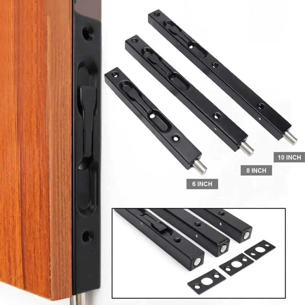 Door Flush Bolt Concealed Black Safety Door Lock for French Doors Composite Doors Wood Doors Double Doors Dummy Doors
Door Flush Bolt Concealed Black Safety Door Lock for French Doors Composite Doors Wood Doors Double Doors Dummy Doors