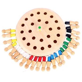 Kids Wooden Memory Chess Game Match Stick Fun Block Board Game Educational Color Cognitive Ability Family Party Game Toy
Kids Wooden Memory Chess Game Match Stick Fun Block Board Game Educational Color Cognitive Ability Family Party Game Toy