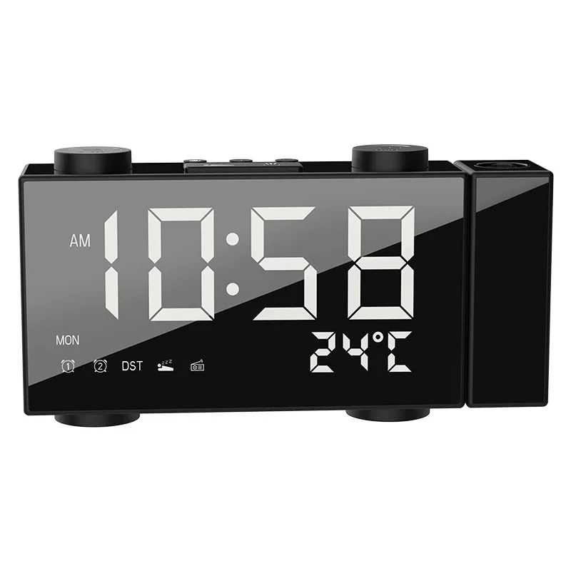 Projection Alarm Clock,6.5 Inch Projection Clock,Fm Radio with Temperature and Humidity,12/24 Hours,Dual Alarm with Usb Charging
Projection Alarm Clock,6.5 Inch Projection Clock,Fm Radio with Temperature and Humidity,12/24 Hours,Dual Alarm with Usb Charging