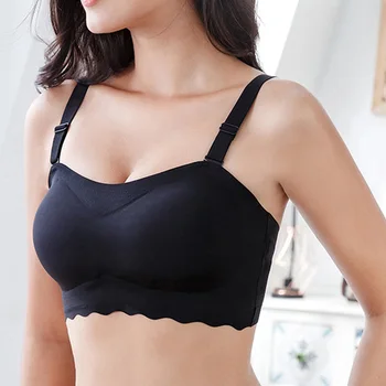 New Style Ice Silky Air Bra Lace Breathable Underwear Push Up Wirefree Bra Tube Tops TY53 
New Style Ice Silky Air Bra Lace Breathable Underwear Push Up Wirefree Bra Tube Tops TY53