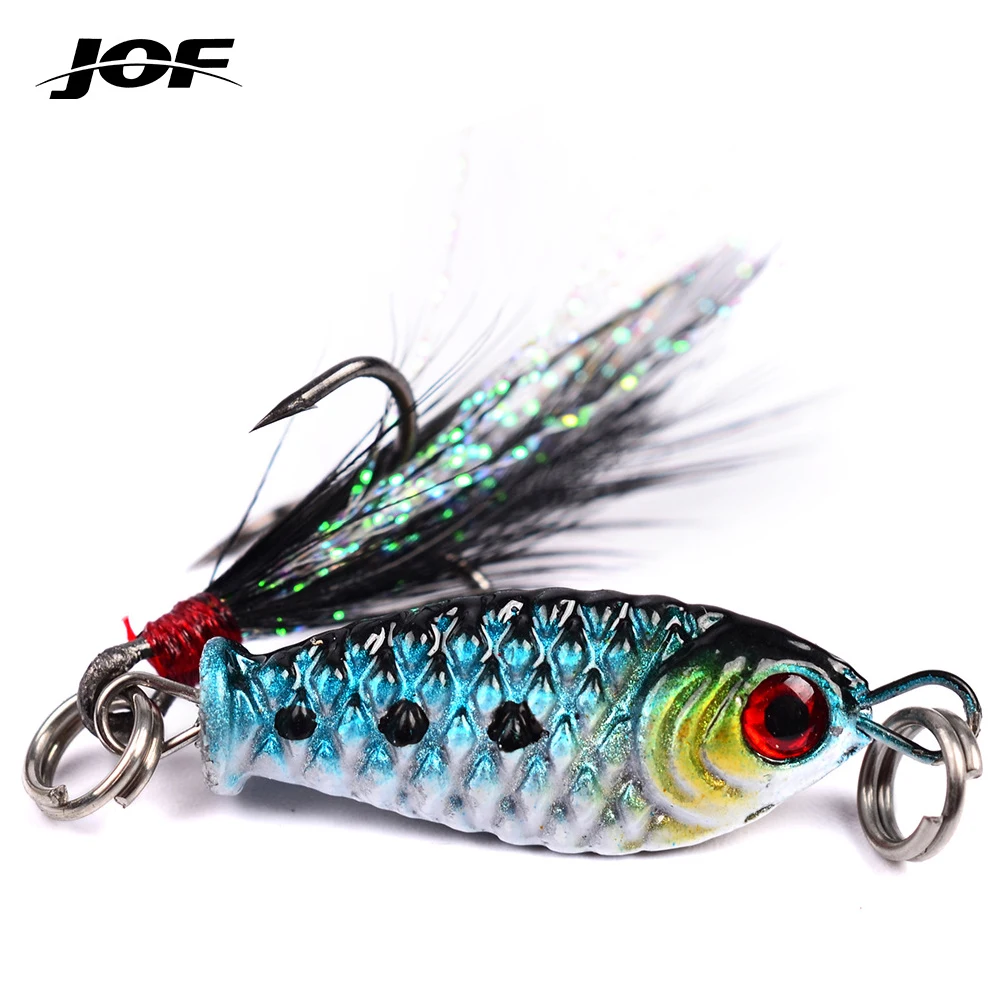 JOF Metal Fishing Baits Fishing Lures Bass Spoon Crank Bait Saltwater Tackle Hooks Minnow Wobbler Multi-section Hard Bait 5.2g
JOF Metal Fishing Baits Fishing Lures Bass Spoon Crank Bait Saltwater Tackle Hooks Minnow Wobbler Multi-section Hard Bait 5.2g
