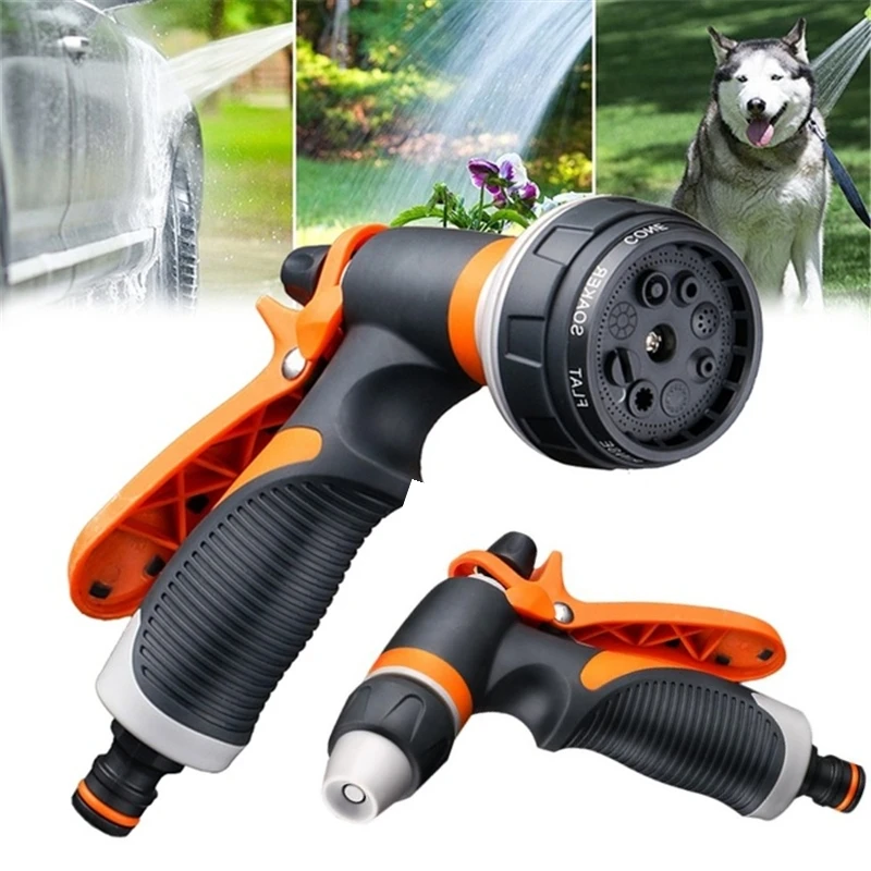 Adjustable 8 Pattern Water Nozzle Head Hose Sprayer Garden Sprayer Auto Car Washing Water Grab Garden Water Gun Hose Nozzles 8cm
Adjustable 8 Pattern Water Nozzle Head Hose Sprayer Garden Sprayer Auto Car Washing Water Grab Garden Water Gun Hose Nozzles 8cm