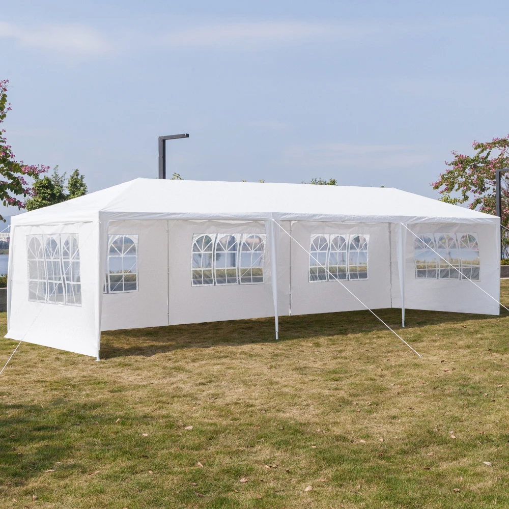 3x9m Five Sides Windows Waterproof Tent with Spiral Tubes Extra Large Outdoor Pergola for Wedding Party Barbecue Picnic Gazebo
3x9m Five Sides Windows Waterproof Tent with Spiral Tubes Extra Large Outdoor Pergola for Wedding Party Barbecue Picnic Gazebo