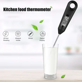 Practical Egg Beater Milk Mixer High Precision LCD Display Kitchen Durable Multi-functional Classic Roast Meat Thermometer
Practical Egg Beater Milk Mixer High Precision LCD Display Kitchen Durable Multi-functional Classic Roast Meat Thermometer