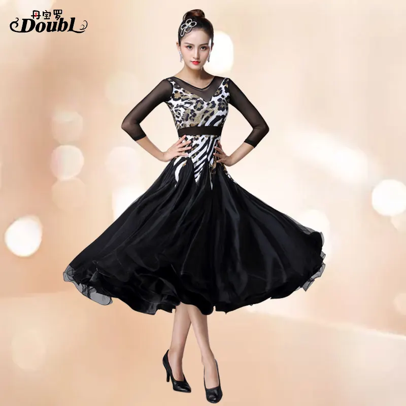 DOUBL Ballroom-Dance-Dresses-Woman Three Quarter Sleeve New Competition Tango Dress Waltz Ballroom Vestido Fecos Summer Elegant
DOUBL Ballroom-Dance-Dresses-Woman Three Quarter Sleeve New Competition Tango Dress Waltz Ballroom Vestido Fecos Summer Elegant