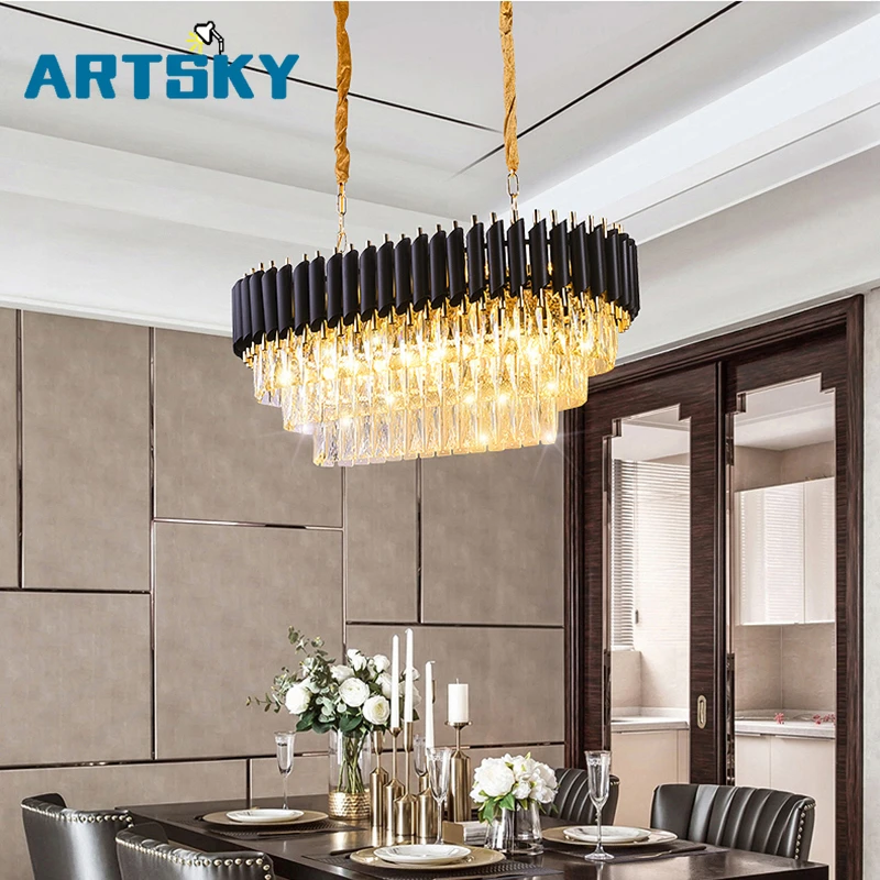American Round Stainless Steel Chain Crystal Chandelier for Living Room Kitchen Hotel Lighting 
American Round Stainless Steel Chain Crystal Chandelier for Living Room Kitchen Hotel Lighting