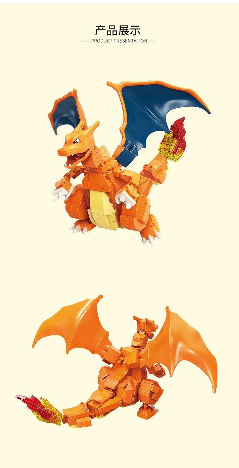TAKARA TOMY-Figura de Ação Pokémon Móvel, Tipo Fogo e Combate, Articulações  Combinadas Bonitinhas, Brinquedos Ornamentos