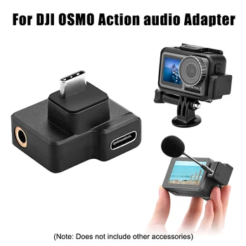 3.5mm/Type-C Adapter Audio External Mic Mount Enhance Sound Quality for DJI OSMO Action LHB99
3.5mm/Type-C Adapter Audio External Mic Mount Enhance Sound Quality for DJI OSMO Action LHB99
