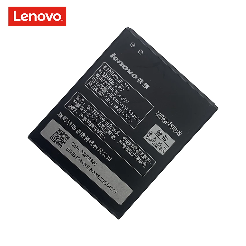 100% Оригинальный литий-ионный аккумулятор BL219 BL 2500 219 мАч для телефона Lenovo A880 S856 S810t
