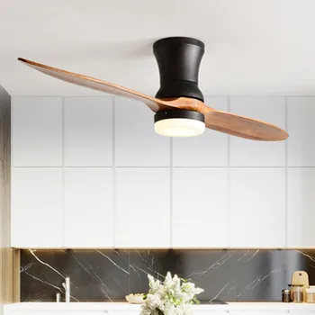 Nordic 220V LED Ceiling Fan With Remote Control For Low Ceiling 2 Wooden Blades Ceiling fan Lamp Decor Vantilator
Nordic 220V LED Ceiling Fan With Remote Control For Low Ceiling 2 Wooden Blades Ceiling fan Lamp Decor Vantilator