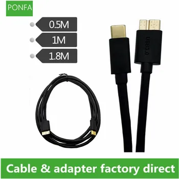 USB 3.1 Type-C to USB 3.0 Micro B Cable Male Connector Fast Data Sync Cord For Macbook External Hard Drive Disk PC 0.5m 1m 1.8m
USB 3.1 Type-C to USB 3.0 Micro B Cable Male Connector Fast Data Sync Cord For Macbook External Hard Drive Disk PC 0.5m 1m 1.8m
