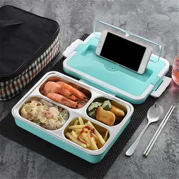 Compartment Lunch Box Stainless Steel Rectangular Lunch Box with Cutlery Large Capacity for Students
Compartment Lunch Box Stainless Steel Rectangular Lunch Box with Cutlery Large Capacity for Students