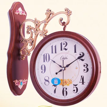 Large Dekorativ Wall Clock Vintage Double Sided Kitchen Big Clock Retro Silent European Duvar Saatleri Antique Watch Home WKP555
Large Dekorativ Wall Clock Vintage Double Sided Kitchen Big Clock Retro Silent European Duvar Saatleri Antique Watch Home WKP555