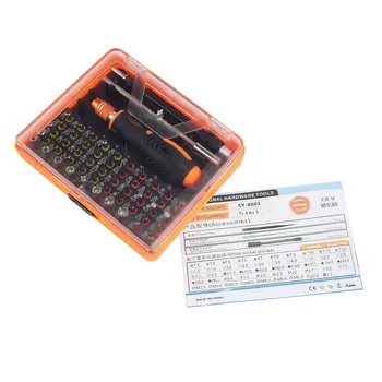 53 in 1 Multi-purpose Precision Magnetic Screwdriver Set with Trox Hex Cross Flat Y Star Triangle Screw Driver For Phone PC Sale
53 in 1 Multi-purpose Precision Magnetic Screwdriver Set with Trox Hex Cross Flat Y Star Triangle Screw Driver For Phone PC Sale