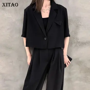 XITAO Original Causal Women Short Blazer Solid Loose Single Button Design Tidal Current 2020 Summer Fashion Women Blazer DMY5221
XITAO Original Causal Women Short Blazer Solid Loose Single Button Design Tidal Current 2020 Summer Fashion Women Blazer DMY5221