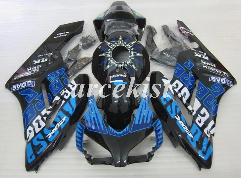 Injection Mold New ABS Motorcycle Full Fairings Kit Fit for HONDA CBR1000RR 2004 2005 04 05 CBR1000 1000RR Custom blue black
Injection Mold New ABS Motorcycle Full Fairings Kit Fit for HONDA CBR1000RR 2004 2005 04 05 CBR1000 1000RR Custom blue black