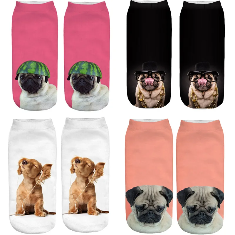 Fashion Harajuku 3D Printing Dogs Socks Funny Pets Animal ShortSocks Japanese Kawaii Socks
Fashion Harajuku 3D Printing Dogs Socks Funny Pets Animal ShortSocks Japanese Kawaii Socks