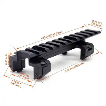 Jinming MP5 special rail for water elastic mirror bridge 21mm Fishbone elevation internal red dot sight fixture fixing bracket
Jinming MP5 special rail for water elastic mirror bridge 21mm Fishbone elevation internal red dot sight fixture fixing bracket