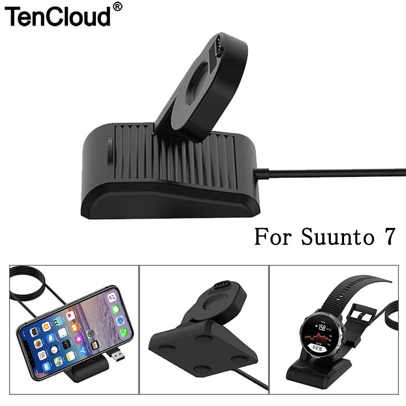 Tencloud USB Charger Cradle Dock For Suunto 7 Charging Cable Stand Holder For Suunto7 Wireless Magnetic Watch Power Accessories
Tencloud USB Charger Cradle Dock For Suunto 7 Charging Cable Stand Holder For Suunto7 Wireless Magnetic Watch Power Accessories