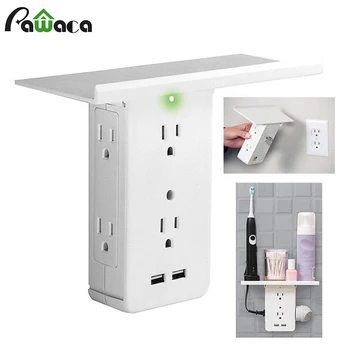 Plug Rack Switch Female 6 Output Electric Extenders 2 Ports USB Charging Detachable Built-in Removable Shelf Drop Shipping
Plug Rack Switch Female 6 Output Electric Extenders 2 Ports USB Charging Detachable Built-in Removable Shelf Drop Shipping