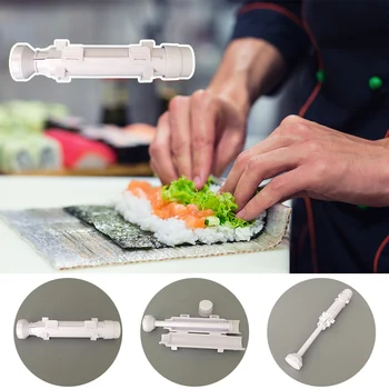Japanese Cuisine Rice Ball Mold Tool Portable Sushi Maker Bazooka Sushi Mold for Household Kitchen Convenient Part
Japanese Cuisine Rice Ball Mold Tool Portable Sushi Maker Bazooka Sushi Mold for Household Kitchen Convenient Part