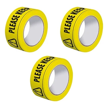 Social Distancing 2 Meter Floor Marking Tape for Shops, Offices, Work Place 3 Pack
Social Distancing 2 Meter Floor Marking Tape for Shops, Offices, Work Place 3 Pack