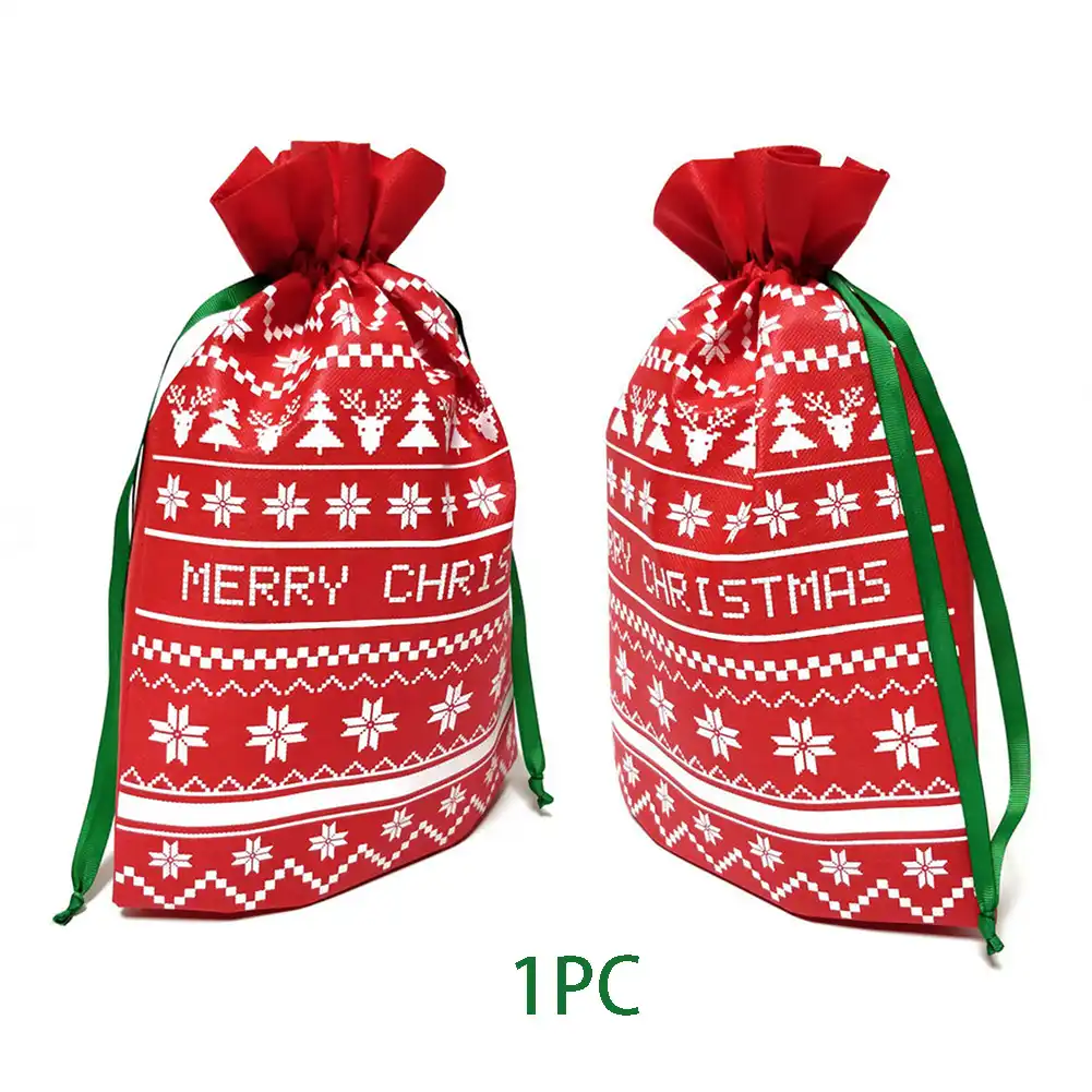 festival candy bag home decoration christmas drawstring gift