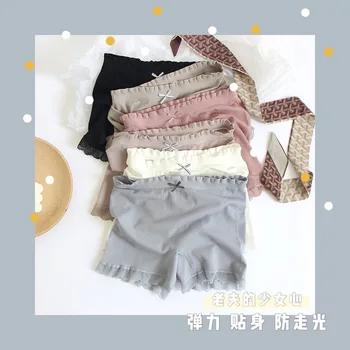 Summer Safety Pants Seamless Stretch Lace Bow Briefs Short Feminino Mutande Donna Bokserki Damskie Calzas Cortas Korte Broek New
Summer Safety Pants Seamless Stretch Lace Bow Briefs Short Feminino Mutande Donna Bokserki Damskie Calzas Cortas Korte Broek New