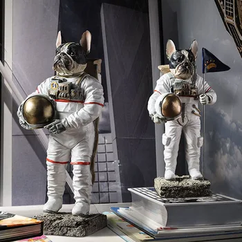 54cm Space Dog Hold Flag Helmet Sculpture Figurine Ornaments Astronaut Statue For Home Decora Craft Accessories Modern Resin Art 
54cm Space Dog Hold Flag Helmet Sculpture Figurine Ornaments Astronaut Statue For Home Decora Craft Accessories Modern Resin Art