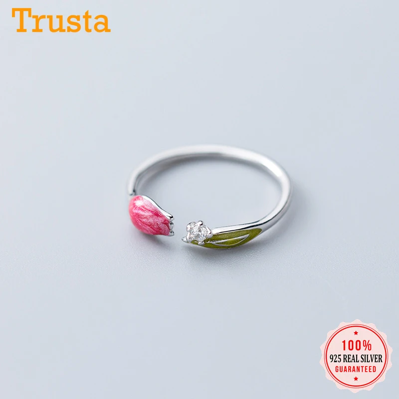 Trustdavis Genuine 925 Sterling Silver CUte Flower Bud leaves Opening Finger Ring For Women Sterling Silver Jewelry Gift DS1711
Trustdavis Genuine 925 Sterling Silver CUte Flower Bud leaves Opening Finger Ring For Women Sterling Silver Jewelry Gift DS1711