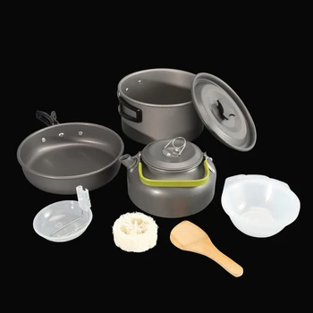 Camping Cookware Kit Large Size Pot Pan Kettle Teapots Set With Accessories For Outdoor Camping Hiking And Picnic XR-Hot
Camping Cookware Kit Large Size Pot Pan Kettle Teapots Set With Accessories For Outdoor Camping Hiking And Picnic XR-Hot