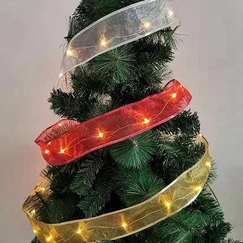 2M LED Christmas Holiday Light Battery Lace Bow Ribbon String Lights Garden Home Party Decoration Lamp Christmas Tree Pendant
2M LED Christmas Holiday Light Battery Lace Bow Ribbon String Lights Garden Home Party Decoration Lamp Christmas Tree Pendant