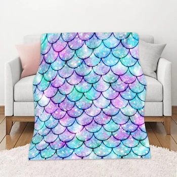 Fashion Shiny Fishscale Summer Air-Conditional Blanket Girls Soft Flannel Office Nap Car Sofa Decor Throw Blanket for Adults
Fashion Shiny Fishscale Summer Air-Conditional Blanket Girls Soft Flannel Office Nap Car Sofa Decor Throw Blanket for Adults
