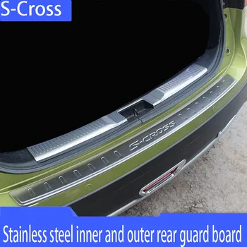 for Suzuki S-Cross Rear Guard Board Backup Box Inner and Outer Guard Plate Stainless Steel Tail Door Decoration Accessories
for Suzuki S-Cross Rear Guard Board Backup Box Inner and Outer Guard Plate Stainless Steel Tail Door Decoration Accessories