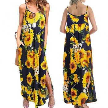 Women Long Dress Woman African Clothing Sleeveless Long Women Casual Loose Vintage V-neck Ankle Length Party Dress Hot Africa
Women Long Dress Woman African Clothing Sleeveless Long Women Casual Loose Vintage V-neck Ankle Length Party Dress Hot Africa