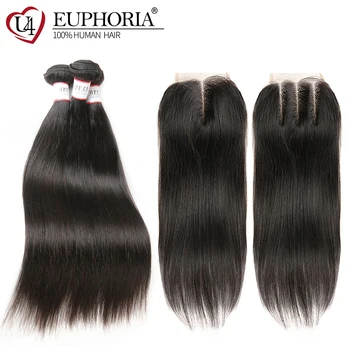 Brazilian Straight Human Hair 3 Bundles With Lace Closure 4x4 Natural Color 100% Remy Human Hair Weaves With Closure Euphoria
Brazilian Straight Human Hair 3 Bundles With Lace Closure 4x4 Natural Color 100% Remy Human Hair Weaves With Closure Euphoria
