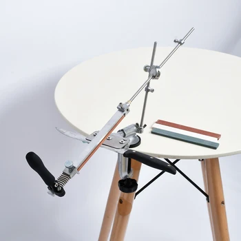 New Fixed Angle Sharpener Metal Material Knife Sharpening System Sharpening Stone With Stones 360 Degree Vibration System
New Fixed Angle Sharpener Metal Material Knife Sharpening System Sharpening Stone With Stones 360 Degree Vibration System