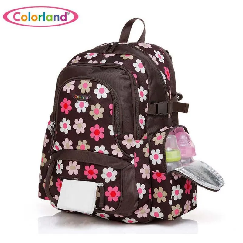 Colorland large capacity multi-function backpack diaper bag baby diaper change bag and replacement pad baby care charter belt
Colorland large capacity multi-function backpack diaper bag baby diaper change bag and replacement pad baby care charter belt