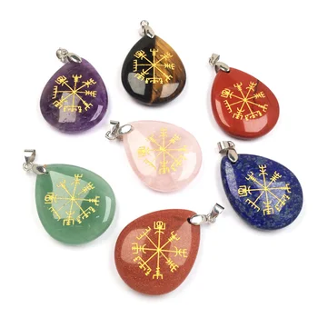 Natural Stones carved Chakra Pendants Reiki amulet Stone Water drop shape Pendant for Jewelry Making DIY Necklaces Accessories
Natural Stones carved Chakra Pendants Reiki amulet Stone Water drop shape Pendant for Jewelry Making DIY Necklaces Accessories