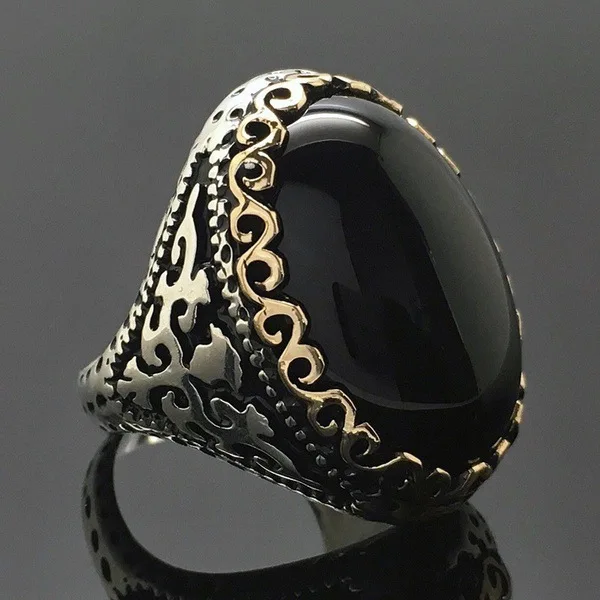 Real Solid S925 Sterling Silver Natural Obsidian Ring for Women Men Fine Anillos De Bizuteria Silver 925 Jewelry Black Gemstones
Real Solid S925 Sterling Silver Natural Obsidian Ring for Women Men Fine Anillos De Bizuteria Silver 925 Jewelry Black Gemstones