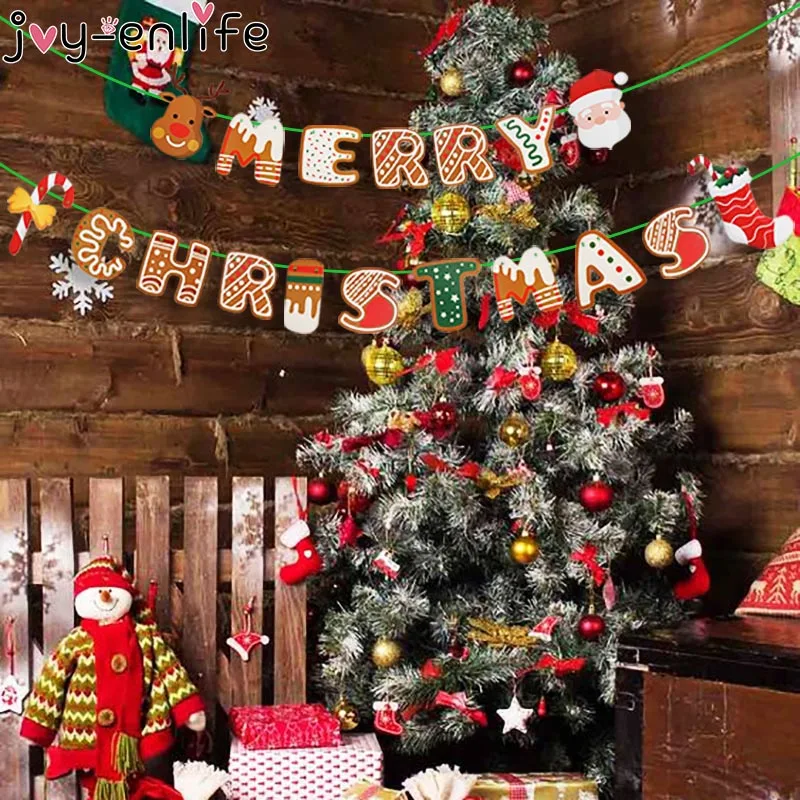 Joy-Enlife 1Set Christmas Banner Paper Garland Snowman Deer Christmas Tree Party Bunting Hanging Decoration DIY New Year Decora
Joy-Enlife 1Set Christmas Banner Paper Garland Snowman Deer Christmas Tree Party Bunting Hanging Decoration DIY New Year Decora