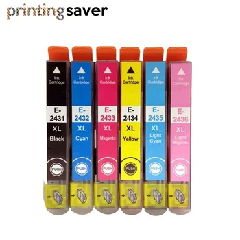 6X Compatible Ink Cartridge T2431 to T2426 24XL For Epson EXPRESSION PHOTO XP-55 XP760 XP850 XP860 XP-950 XP-750 inkjet printer
6X Compatible Ink Cartridge T2431 to T2426 24XL For Epson EXPRESSION PHOTO XP-55 XP760 XP850 XP860 XP-950 XP-750 inkjet printer