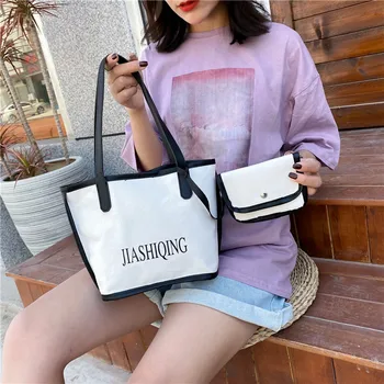 Bag Female 2020 Summer New Style Versitile Fashion Canvas Different Size Bags Piece Women's Portable Shoulder Bag Wholesale
Bag Female 2020 Summer New Style Versitile Fashion Canvas Different Size Bags Piece Women's Portable Shoulder Bag Wholesale