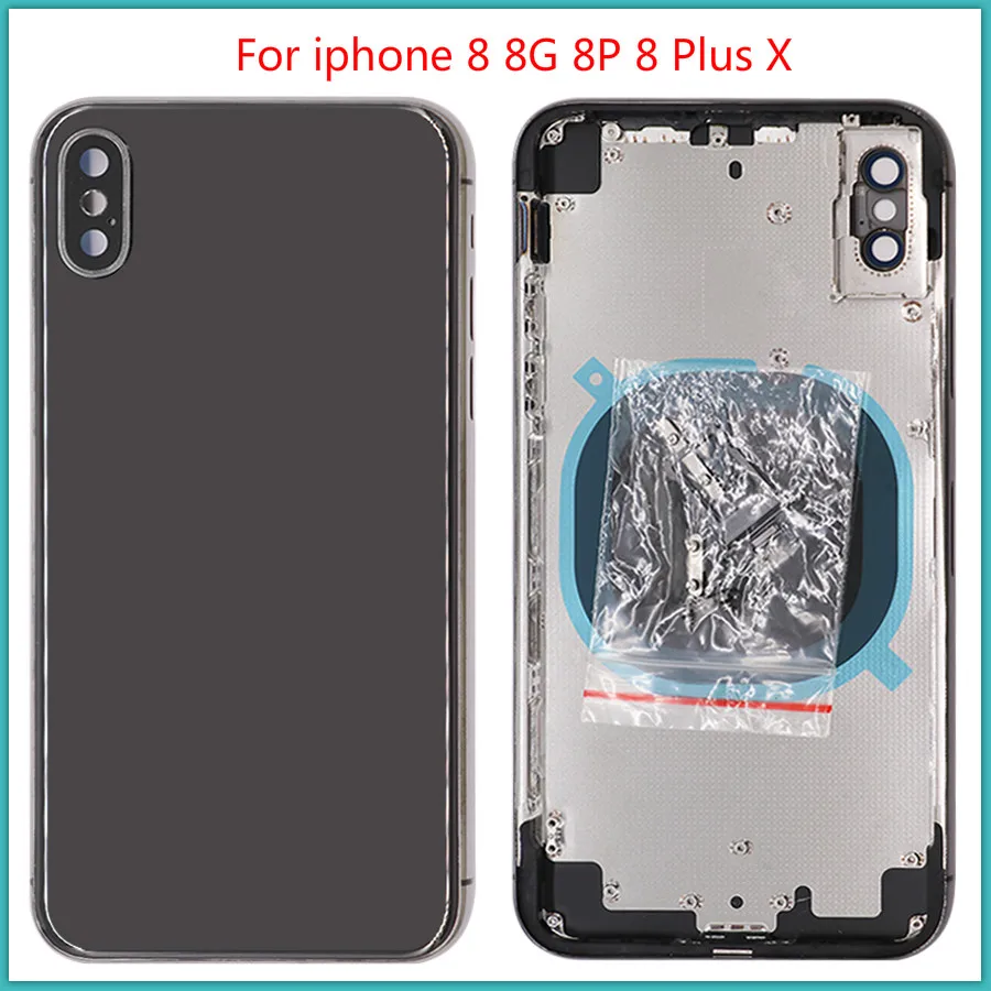 Perfect quality For iphone 8 8G 8P 8 Plus X Battery Back Cover Door Rear Cover + Middle Frame + sim card
Perfect quality For iphone 8 8G 8P 8 Plus X Battery Back Cover Door Rear Cover + Middle Frame + sim card