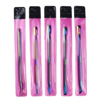 Rainbow Cuticle Pusher Stainless Steel Cuticle Remover and Cutter Manicure Nail Art Tool Set Professional Cuticle Nippers
Rainbow Cuticle Pusher Stainless Steel Cuticle Remover and Cutter Manicure Nail Art Tool Set Professional Cuticle Nippers