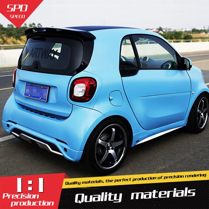 Спойлер для Smart fortwo 453 спойлер Carlsson из АБС пластика заднего крыла автомобиля