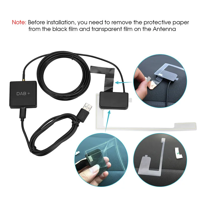 car DAB Antenna Digital Radio Tuner Amplified Antenna Receiver USB AM/FM DAB Digital Audio Broadcasting for Stereo Android part
car DAB Antenna Digital Radio Tuner Amplified Antenna Receiver USB AM/FM DAB Digital Audio Broadcasting for Stereo Android part