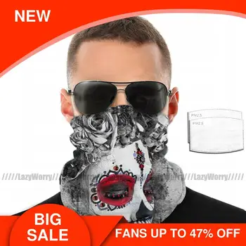 Sugar Skull Mouth Face Mask Catrina Boho Queen Facial Mask Cool with 2 Filters Adult Polyester Mask
Sugar Skull Mouth Face Mask Catrina Boho Queen Facial Mask Cool with 2 Filters Adult Polyester Mask